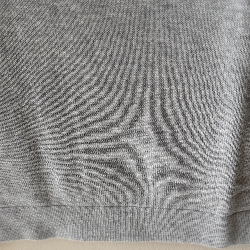 NEW J. Crew Men's Light Gray Cotton Crewneck Sweater - Picture 4 of 6